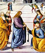 Christ giving the Keys of Heaven to Peter