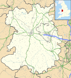 Much Wenlock is located in Shropshire
