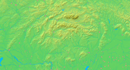 Location of the High Tatras in Slovakia and Poland