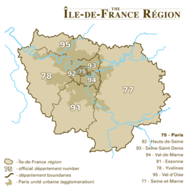 Les Mureaux is located in Île-de-France (region)
