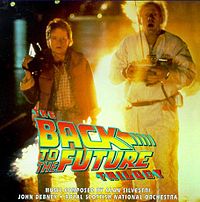 Обложка альбома «The Back to the Future Trilogy» (Алана Сильвестри, 1999)
