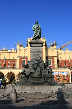 Памятник Адаму Мицкевичу, Краков, Польша